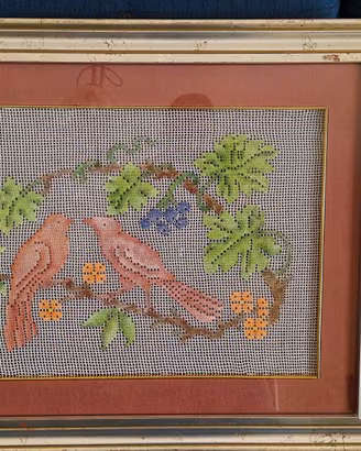 quadro all'uncinetto