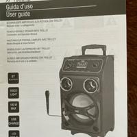 Altoparlante amplificato con trolley