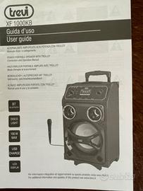 Altoparlante amplificato con trolley