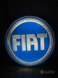 Insegna luminosa auto -Fiat- vintage