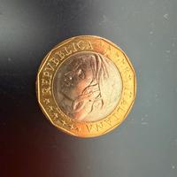 Moneta 1000 lire bimetallica 1997