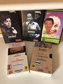 Videocassette cabaret e teatro