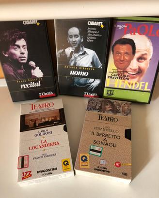 Videocassette cabaret e teatro