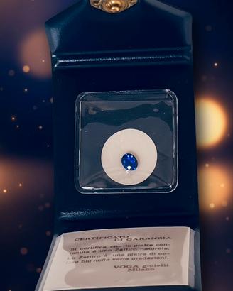 Zaffiro naturale blu intenso