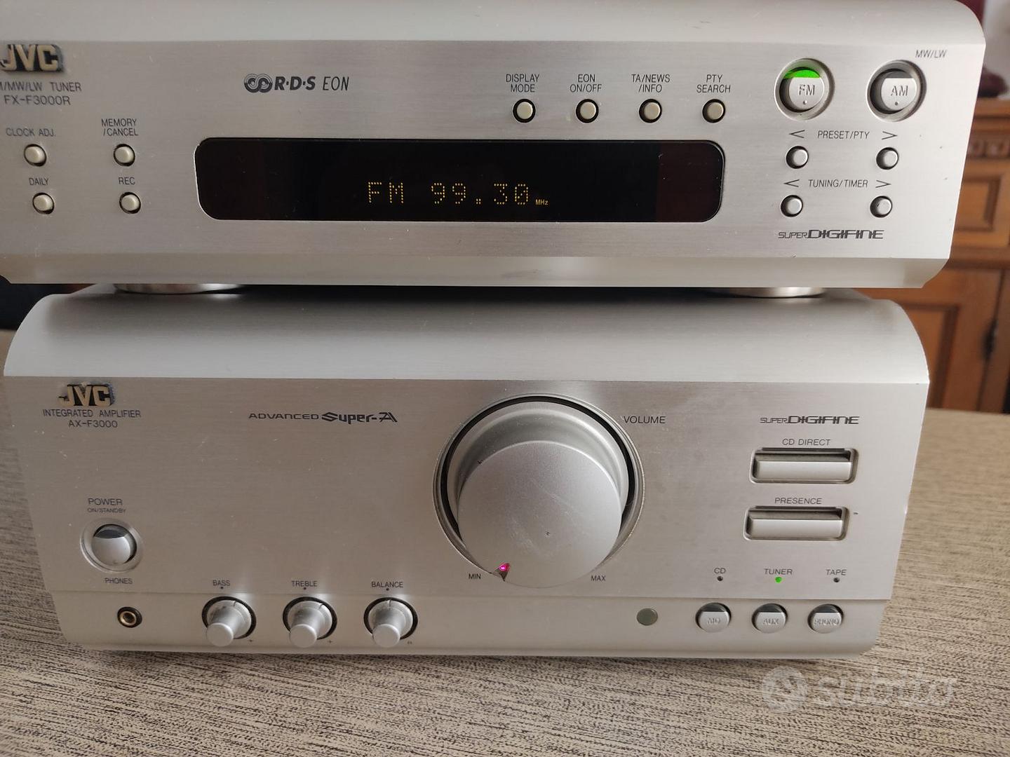 Amplificatore JVC AX F-3000 e tuner FX-F3000R - Audio/Video In vendita ...