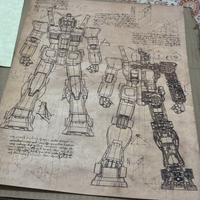 Boriani Gundam Da Vinci series" edizione limitata