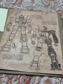 Boriani Gundam Da Vinci series" edizione limitata