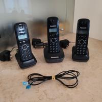 telefoni cordless Panasonic trio