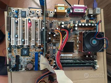 Scheda Madre DFI AD73 Pro + CPU + RAM