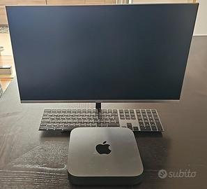 Mac Mini 2018 I5 3.0Ghz 8GB RAM 256GB + monitor 24