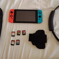Nintendo Switch + Fit + 5 Giochi + Luigi