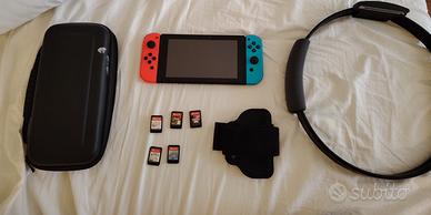 Nintendo Switch + Fit + 5 Giochi + Luigi