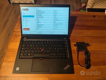 Lenovo T490s - i5 8265u - 8Gb - 14 FHD - Win11 Pro