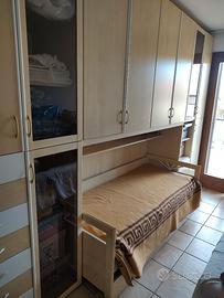 cameretta a ponte con 2 letti