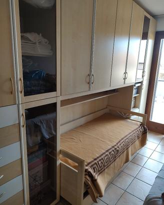 cameretta a ponte con 2 letti