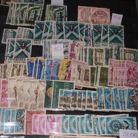 (us12b1/us12b8)ITALIA COMMEMORATIVI USATI SU CLASS