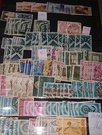 (us12b1/us12b8)ITALIA COMMEMORATIVI USATI SU CLASS