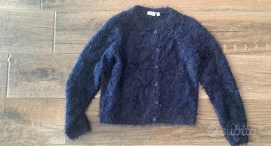 maglia in lana blu marca blukids bimba 