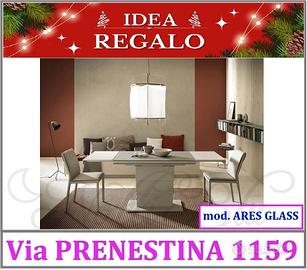 Tavolino Trasformabile ARES GLASS ALTACOM