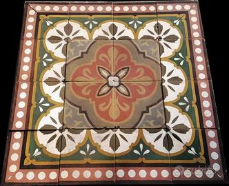 Rosoni di cementine antiche, cementine bagno