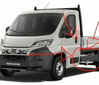 PARACOLPI/BANDE LATERALI FIAT DUCATO
