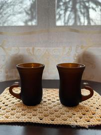 6 bicchieri vintage particolari