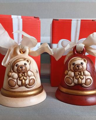Campanella Natale teddy Thun