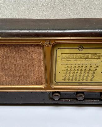 radio anni 50 a valvole marchio cge