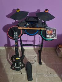 Guitar hero , chitarra , batteria e gioco per ps3