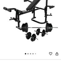 vida XL panca multifunzione 