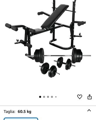 vida XL panca multifunzione 