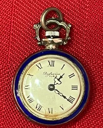 Orologio monachina in argento madreperlato