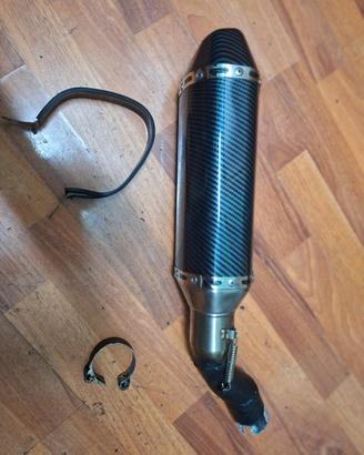 Marmitta carbonio Honda Hornet 600