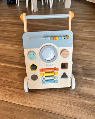 Carrello primi passi multifunzione Janod in legno