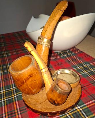 Soprammobile anni '50 in legno