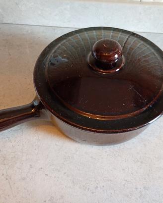 tegame rustico in terracotta 