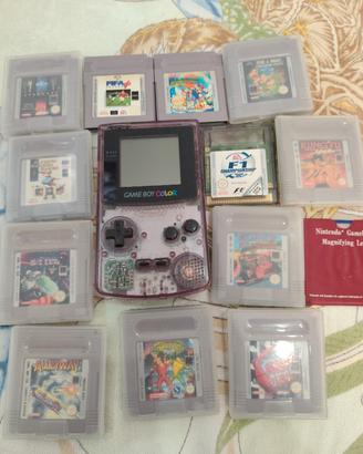  GAME BOY COLOR  più giochi vari anni 90/2000