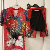 Abbigliamento ciclismo bambini maglia pantaloni