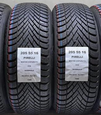 4 gomme 205 55 16 pirelli a1598