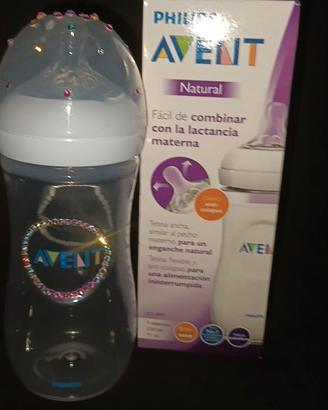 Biberon Philips Avent con strass Swarovski – Nuovo