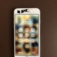 IPhone 8, 64 Gb, bianco, con problemi