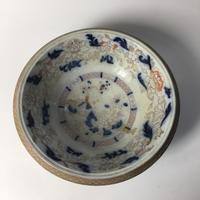 Bacile in maiolica Chinoiserie