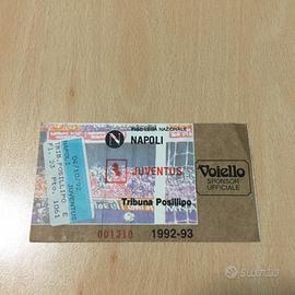 Biglietto Napoli - Juventus 1992/93