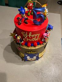 Torta scenografica Sonic