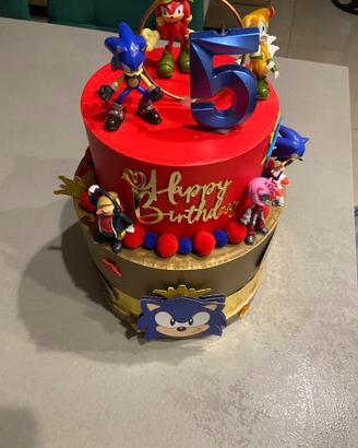 Torta scenografica Sonic