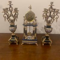 Orologio pendolo con candelabri ACF