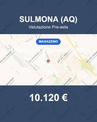 Immobile in asta di 23 m² a Sulmona