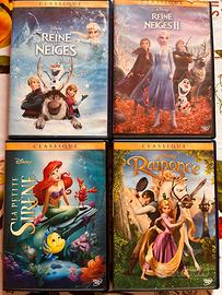 4 DVD Disney in lingua Francese