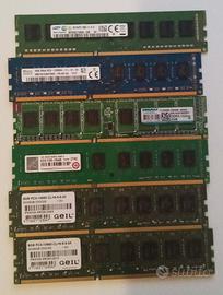 Memorie DDR 3 varie