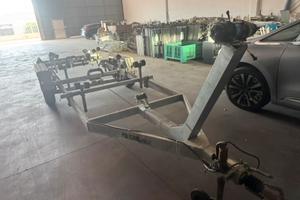 Carrello ellebi revisionato doppio asse 2000 kg